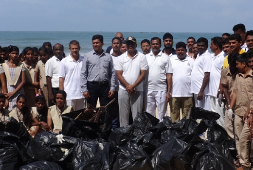Coastal cleanup drive